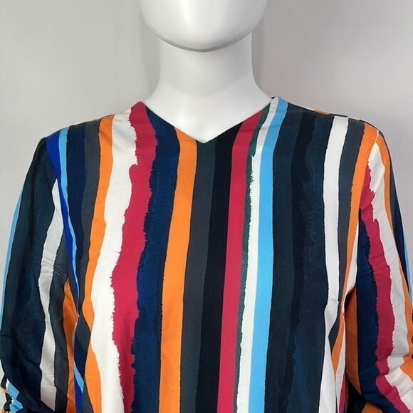 Multicolored Striped Midi M. Miranda Dress - Picture 4 of 9